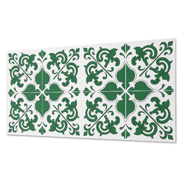 Obdĺžnikový stenový panel Rastlinný motív s ozdobnými detailmi