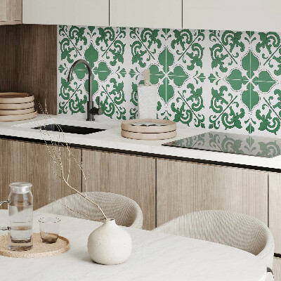 Obdĺžnikový stenový panel Rastlinný motív s ozdobnými detailmi