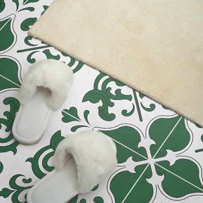 Obdĺžnikový stenový panel Rastlinný motív s ozdobnými detailmi