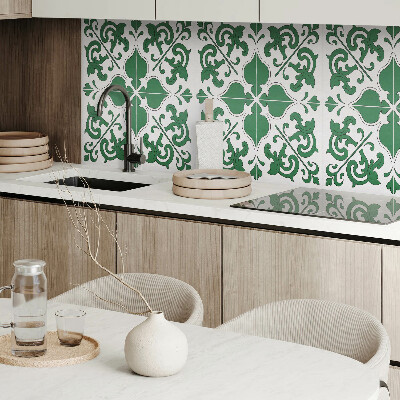 Obdĺžnikový stenový panel Rastlinný motív s ozdobnými detailmi