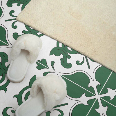 Obdĺžnikový stenový panel Rastlinný motív s ozdobnými detailmi