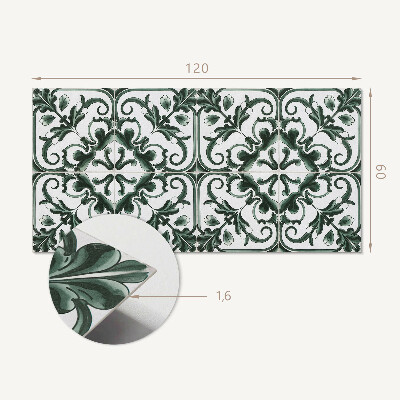 Samolepiaci panel na stenu Zasaďte štvorce v geometrickom štýle