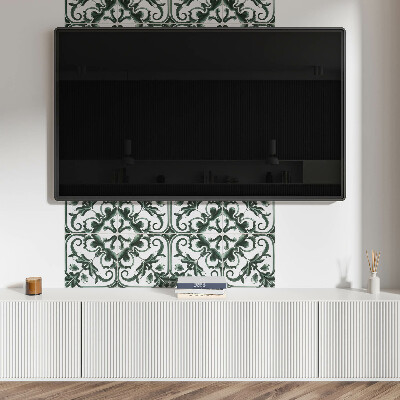 Samolepiaci panel na stenu Zasaďte štvorce v geometrickom štýle