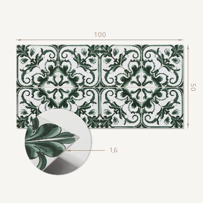 Samolepiaci panel na stenu Zasaďte štvorce v geometrickom štýle