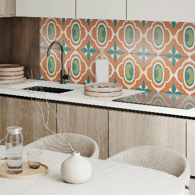 Obdĺžnikový panel na stenu Mozaikový vzor s vegetáciou