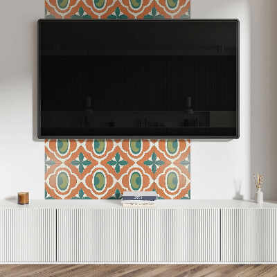 Obdĺžnikový panel na stenu Mozaikový vzor s vegetáciou