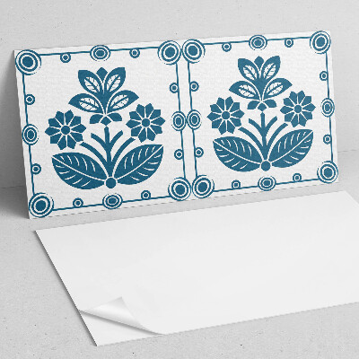 Samolepiaci panel na stenu Dekoračný kvetinový motív