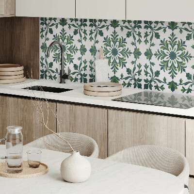 Samolepiaci panel na stenu Rastlinný vzor s ozdobnými detailmi