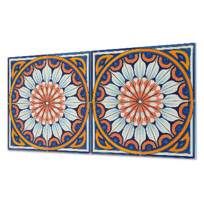 Obdĺžnikový stenový panel Kvetinový motív s jemnými detailmi