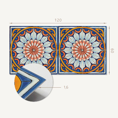 Obdĺžnikový stenový panel Kvetinový motív s jemnými detailmi