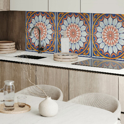 Obdĺžnikový stenový panel Kvetinový motív s jemnými detailmi