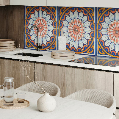 Obdĺžnikový stenový panel Kvetinový motív s jemnými detailmi