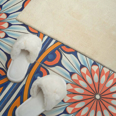 Obdĺžnikový stenový panel Kvetinový motív s jemnými detailmi