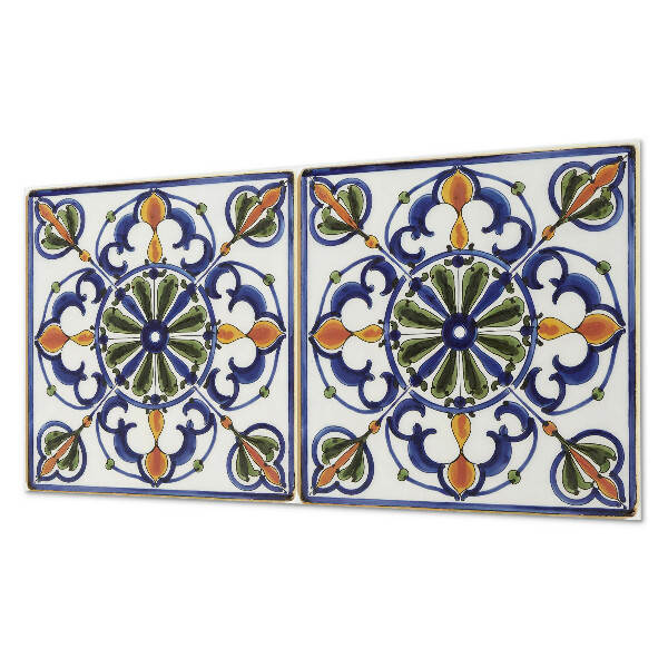 Obdĺžnikový stenový panel Rastlinné ozdoby v klasickom štýle