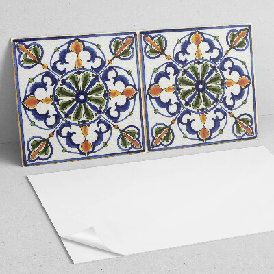 Obdĺžnikový stenový panel Rastlinné ozdoby v klasickom štýle