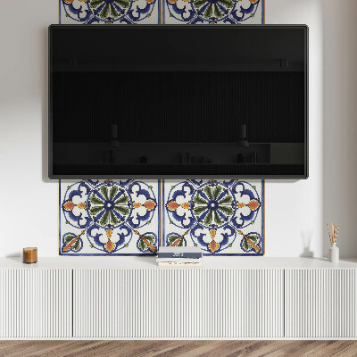 Obdĺžnikový stenový panel Rastlinné ozdoby v klasickom štýle