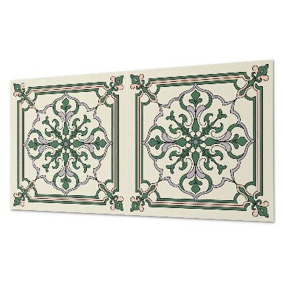 Samolepiaci panel na stenu Kvetinový motív s ozdobnými detailmi