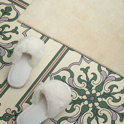 Samolepiaci panel na stenu Kvetinový motív s ozdobnými detailmi