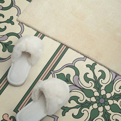 Samolepiaci panel na stenu Kvetinový motív s ozdobnými detailmi