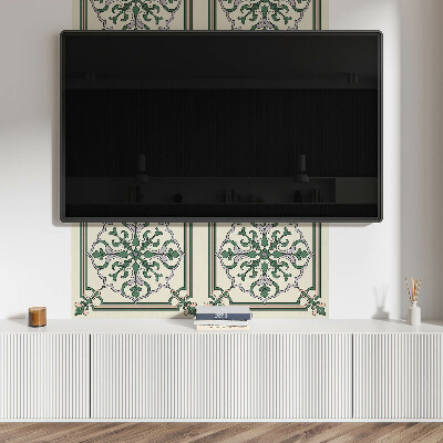 Samolepiaci panel na stenu Kvetinový motív s ozdobnými detailmi