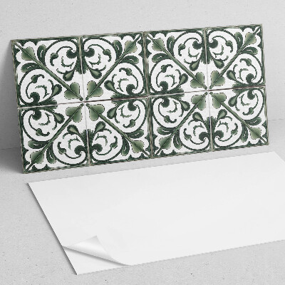 Obdĺžnikový panel na stenu Rastlinné ozdoby v krásnej kombinácii