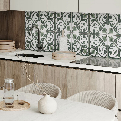 Obdĺžnikový panel na stenu Rastlinné ozdoby v krásnej kombinácii