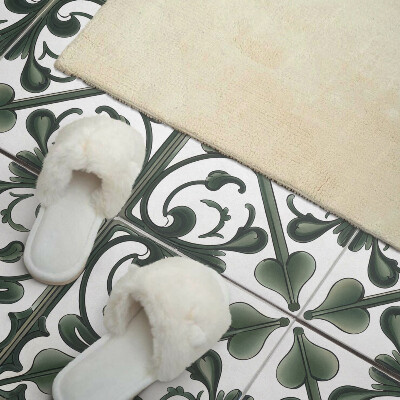 Obdĺžnikový panel na stenu Rastlinné ozdoby v krásnej kombinácii