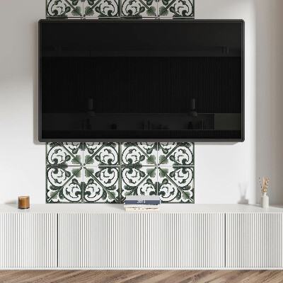 Obdĺžnikový panel na stenu Rastlinné ozdoby v krásnej kombinácii