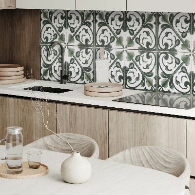 Obdĺžnikový panel na stenu Rastlinné ozdoby v krásnej kombinácii