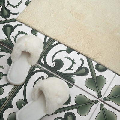 Obdĺžnikový panel na stenu Rastlinné ozdoby v krásnej kombinácii