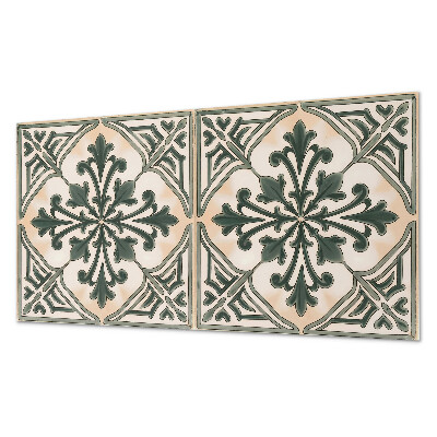 Obdĺžnikový stenový panel Rastlinný motív v tvare štvorca