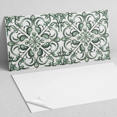 Obdĺžnikový panel na stenu Rastlinný motív v harmonickej symetrii