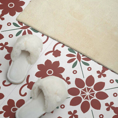 Obdĺžnikový stenový panel Kvetinový motív s listami