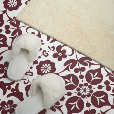 Samolepiaci panel na stenu Kvetinový vzor s ozdobnými detailmi