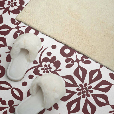 Obdĺžnikový panel na stenu Kvetinový motív so zelenými listami