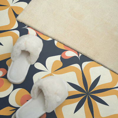 Obdĺžnikový stenový panel Kvetinový motív v podobe geometrie