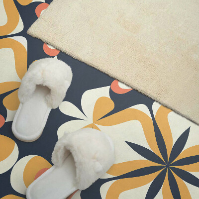 Obdĺžnikový stenový panel Kvetinový motív v podobe geometrie