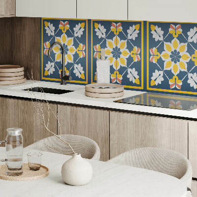 Obdĺžnikový panel na stenu Kvetinová harmónia v symetrii