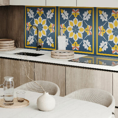 Obdĺžnikový panel na stenu Kvetinová harmónia v symetrii