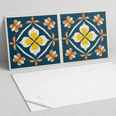 Obdĺžnikový stenový panel Kvetinová symetria v harmonickom usporiadaní