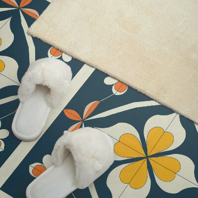 Obdĺžnikový stenový panel Kvetinová symetria v harmonickom usporiadaní