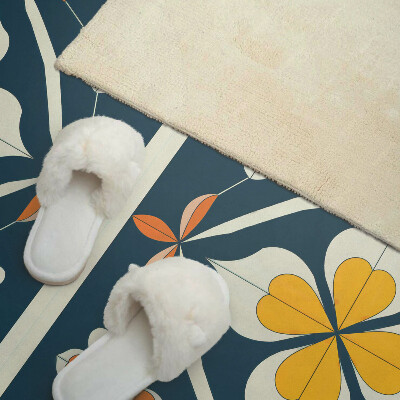 Obdĺžnikový stenový panel Kvetinová symetria v harmonickom usporiadaní