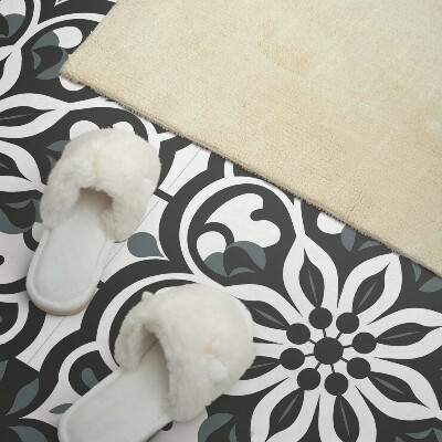 Obdĺžnikový stenový panel Kvetinový motív s ozdobnými prvkami