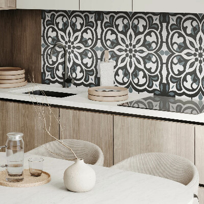 Obdĺžnikový stenový panel Kvetinový motív s ozdobnými prvkami