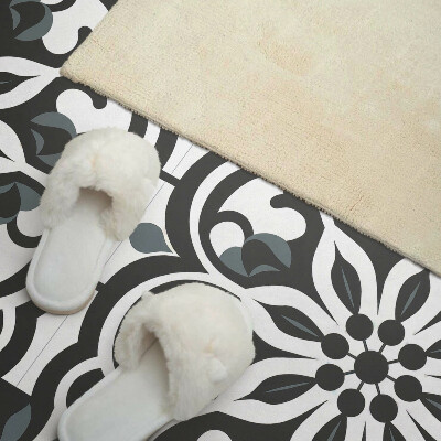 Obdĺžnikový stenový panel Kvetinový motív s ozdobnými prvkami