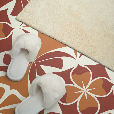 Samolepiaci panel na stenu Rastlinný motív v symetrickom usporiadaní