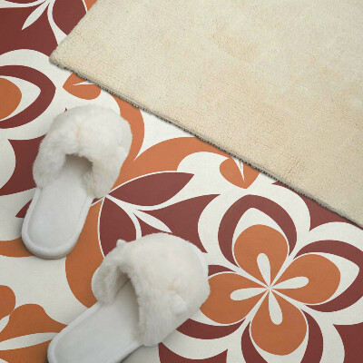 Obdĺžnikový panel na stenu Kvetinový motív so zelenými listami