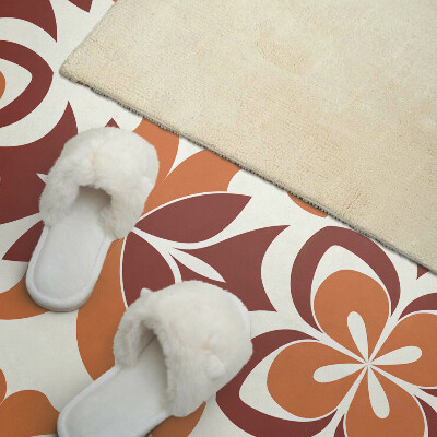 Obdĺžnikový panel na stenu Kvetinový motív so zelenými listami