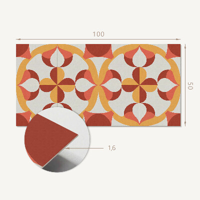 Obdĺžnikový stenový panel Moderný geometrický motív