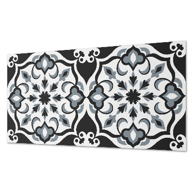 Samolepiaci panel na stenu Kvetinový motív s ozdobnými detailmi